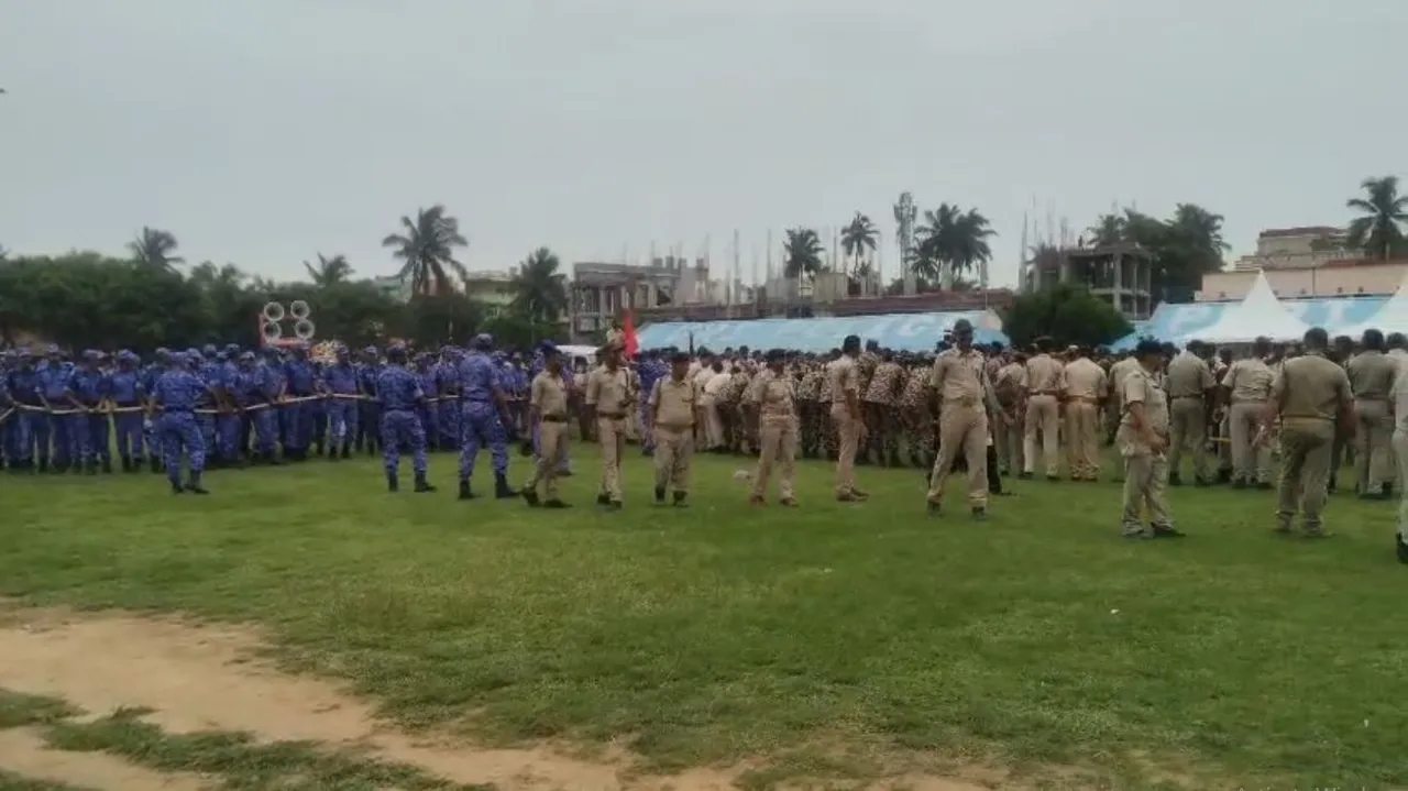 Puri Rath Yatra: Odisha Police Conduct Mock Drill for Smooth Chariot Pulling, Crowd Management